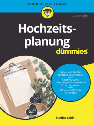 cover image of Hochzeitsplanung für Dummies